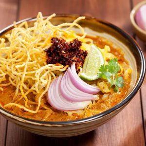 Khao Soi, thailändisch, reisen, Rezept, Rezepte aus aller Welt, Kulinarik, Suppe