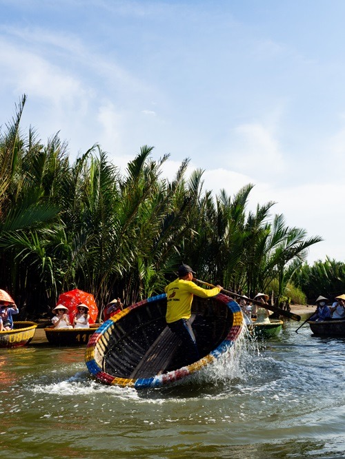 Basketboat, Basket Boat, Hoi An, Vietnam, Ausflug Hoi An, Abenteuer Hoi An, Alleinreisende, Adrenalin