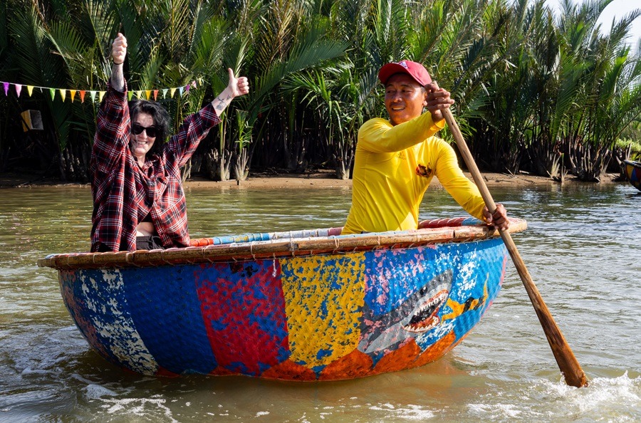 Basketboat, Basket Boat, Hoi An, Vietnam, Ausflug Hoi An, Abenteuer Hoi An, Alleinreisende, Adrenalin