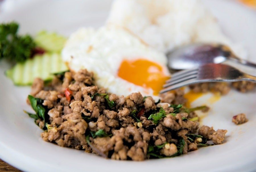 Pad Kra Pao, thailändische Küche, thailändisches Rezept, Thailand, selber kochen, zuhause kochen