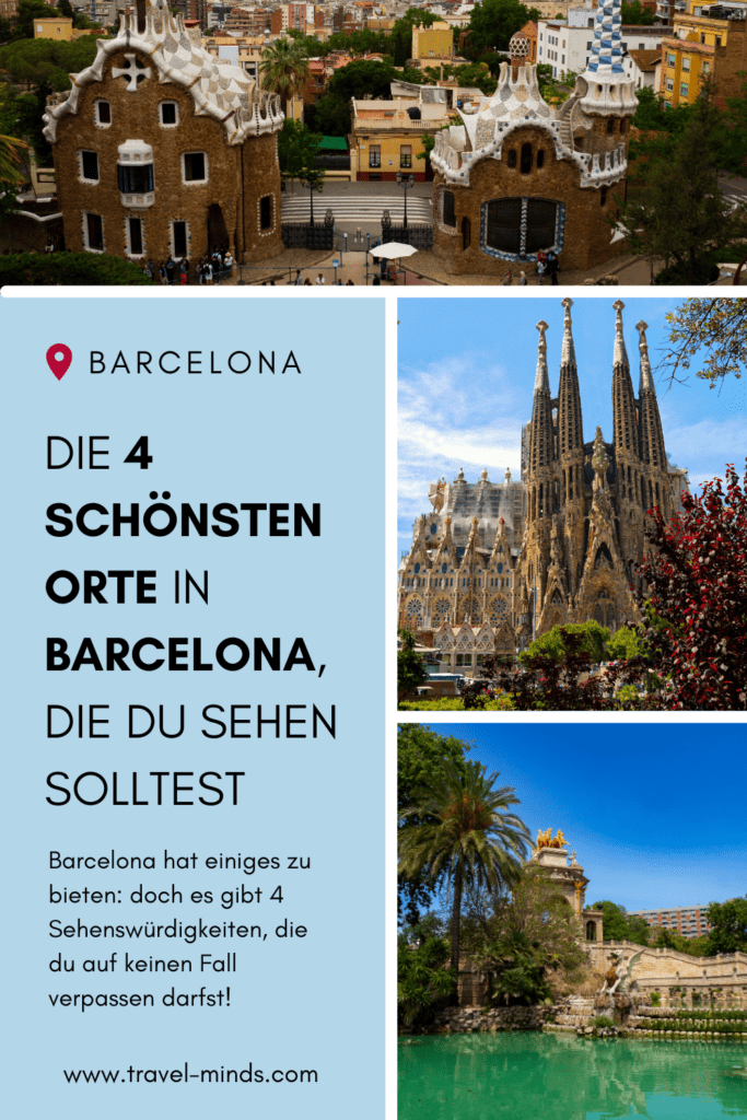 Barcelona, Sightseeing, Sehenswürdigkeiten, Backpacking, Spanien, Städtetrip, reisen, La Sagrada Familia, alleine reisen, alleine reisen als Frau, reisen, travel, Park Guell, Pinterest