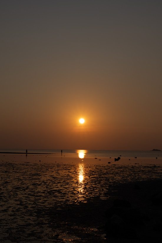 Sonnenuntergang, Strand, Backpacking, Koh Phangan, Sightseeing, Thailand, Insel