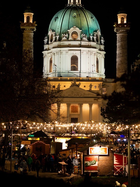 Wien, Weihnachten, Winter, Christkindlmarkt, Weihnachtsmarkt, Vienna, Sightseeing, Sehenswürdigkeiten, Backpacking, Städtereise, Weihnachtsbeleuchtung