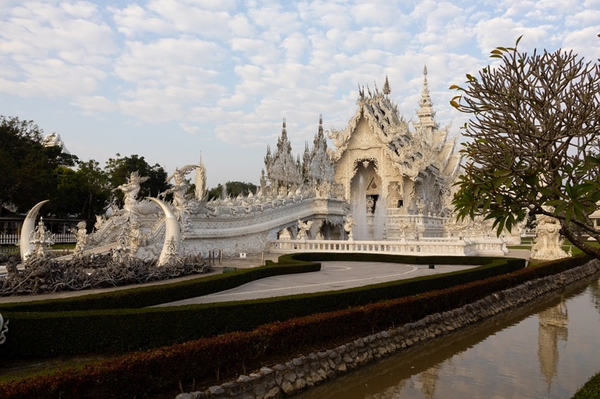 White Temple, Sightseeing, Sehenswürdigkeiten, Backpacking, Chiang Rai, Thailand, Nordthailand, Tempel