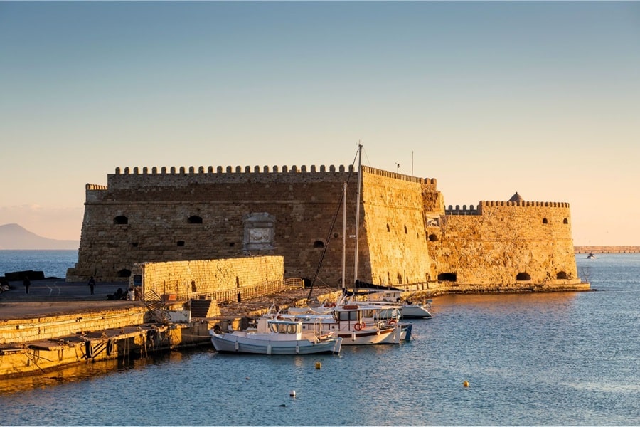 Herakion Festung, Sehenswürdigkeit, Port, Hafen + Schiffe, Kosten Kreta