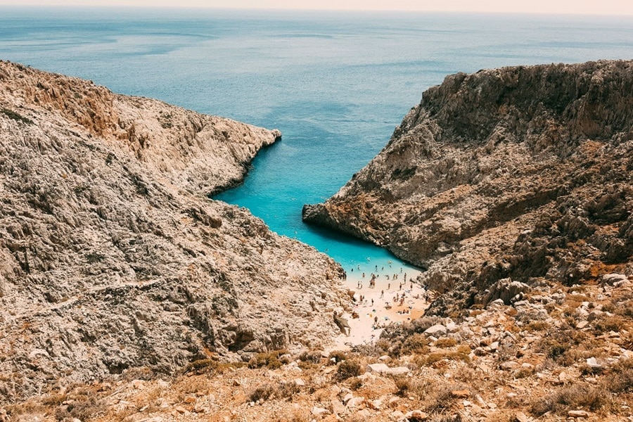 Strand Kreta, Bucht, Meer