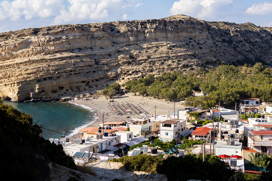 Red Beach Matala, Hike, Matala, Kreta, Wanderung, Aussicht